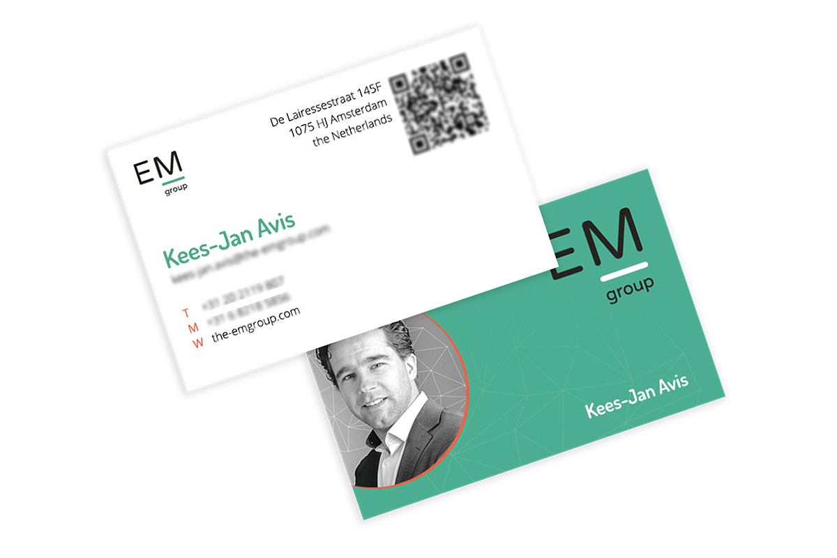EM Group - Business card design